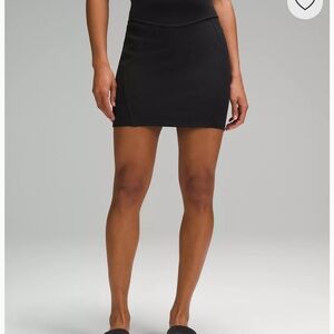 NWT Lululemon Scuba High-Rise Mini Skirt